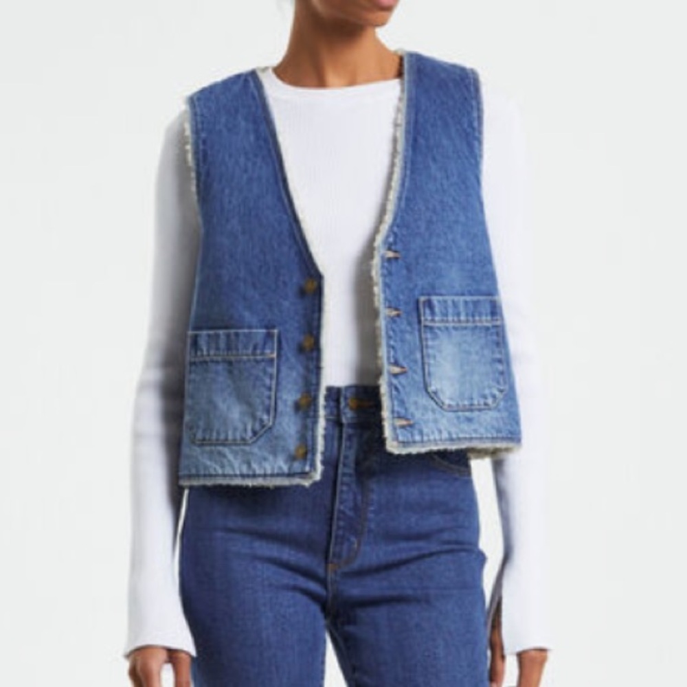 Rolla’s Sherpa Vest Stevie Blue